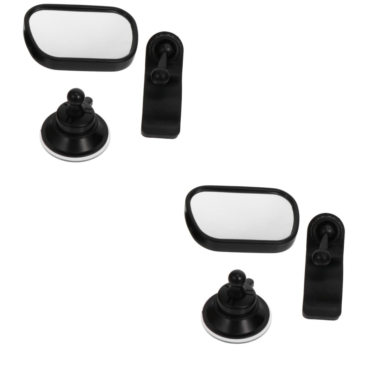 2 Sets Rearview Mirror Rear View Camera Mirror for Cars for Babyautomotive Kid Cars Car Rearview Safety Mirror Child Observation Rearview Plastic Black RORPOIR