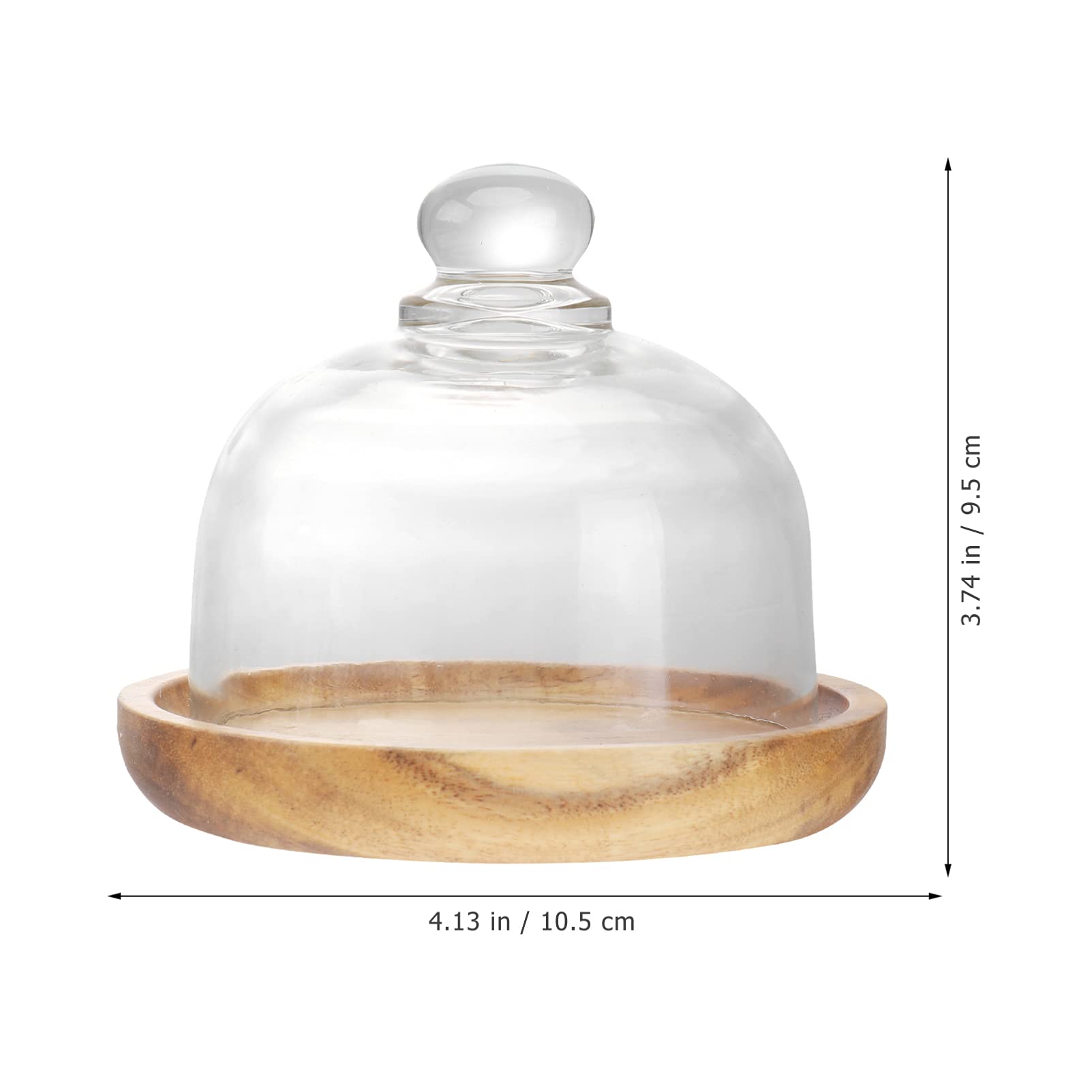 Soporte para tartas con tapa, soporte de exhibición de postres cubierto para pasteles, cupcakes y pasteles, elegante bandeja para servir para todas las ocasiones