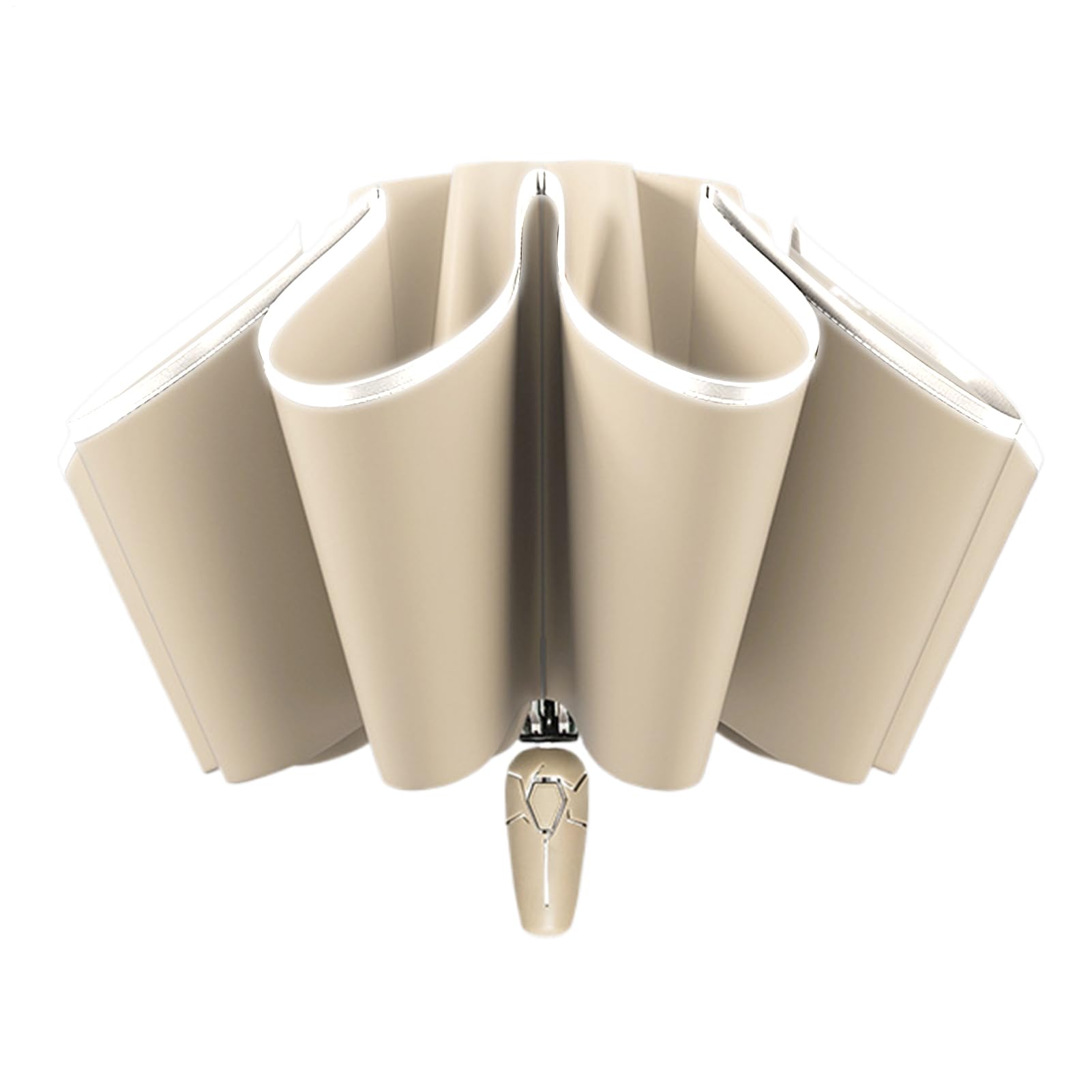 Ombrello da viaggio | Ombrello parasole con cinghie riflettenti, forniture da golf impermeabili, accessori esterni automatici per spiaggia, campeggio
