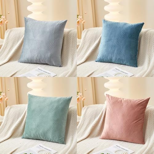 Housse de coussin style hollandais aux nuances vert et gris - 2