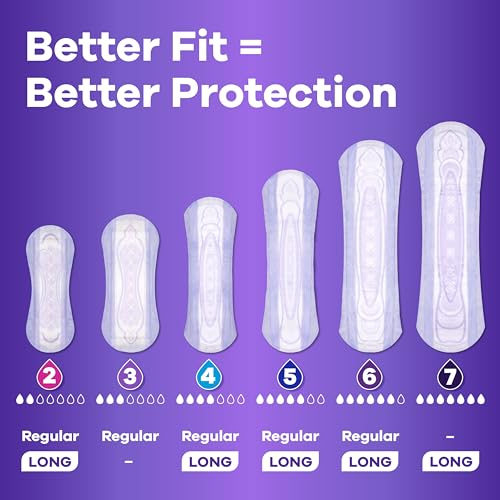Image of Always Discreet Adult Incontinence & Postpartum Liners for Women, Size 2, Very Light Absorbency, Long Length, 44 Count x 3 Packs (132 Count Total) (Packaging May Vary)