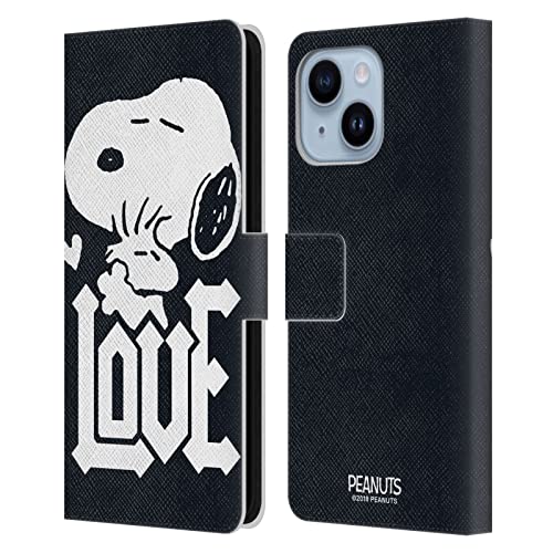 Snoopy étui portefeuille cuir iPhone 14 Plus Head Case Designs