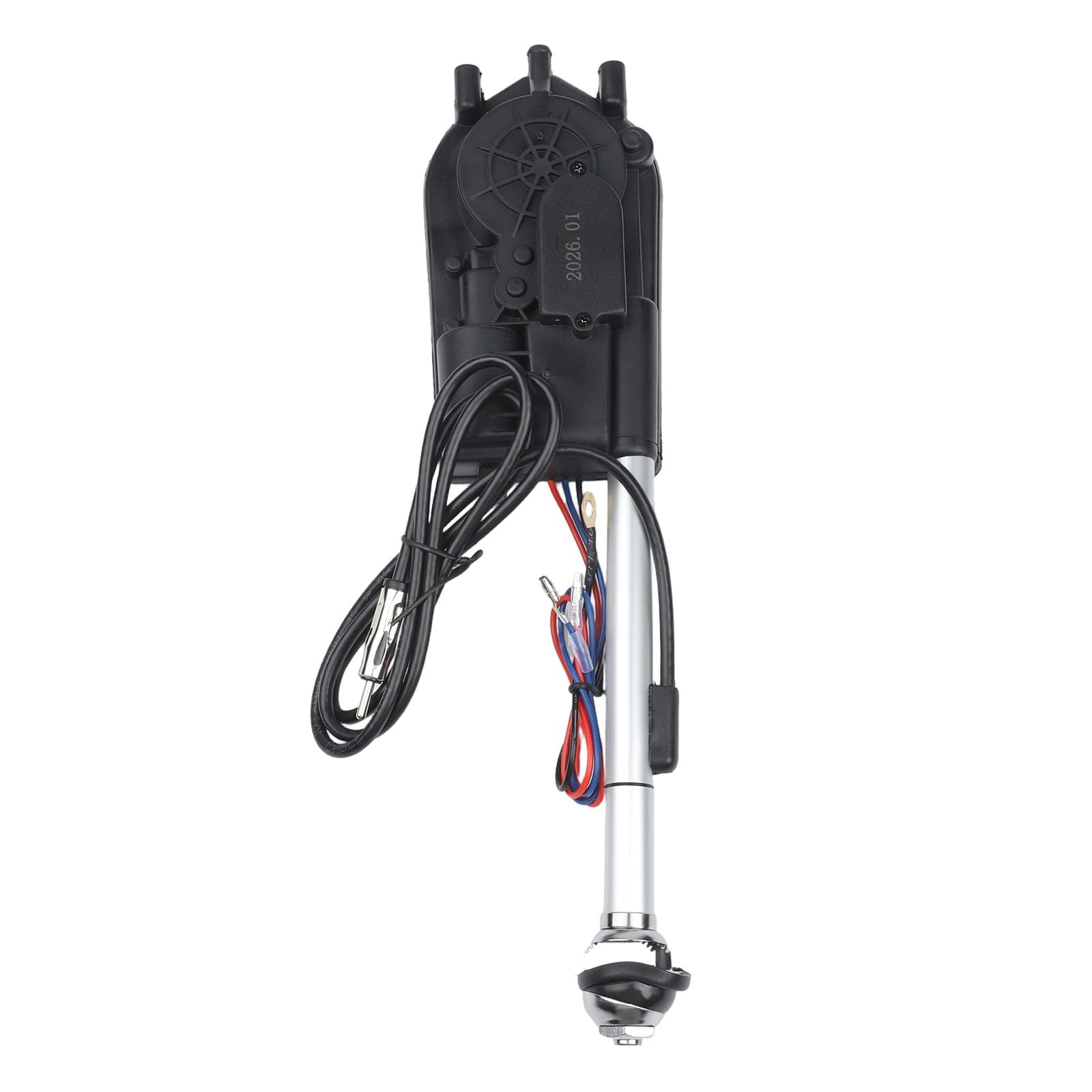 Kit de repuesto de antena de alimentación automática para Mercedes para Benz W140 W126 W124 W201, 75 cm, mástil de 5 secciones, antena eléctrica AM/FM con cable de 120 cm, compatible con modelos S