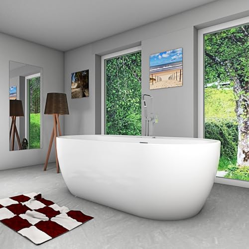 AcquaVapore freistehende Badewanne Wanne F29 180x90cm Whirlpool Luft & Wasser Armatur AF05 AcquaVapore freistehende Badewanne Wanne F29 180x90cm Whirlpool Luft & Wasser Armatur AF05