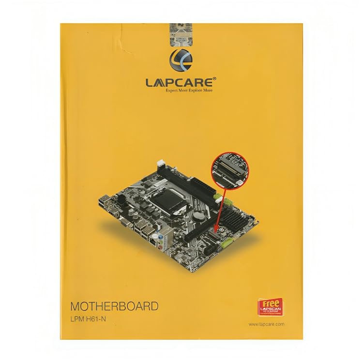 Lapcare Compatible Mother Board for H61 with NVMe Slot