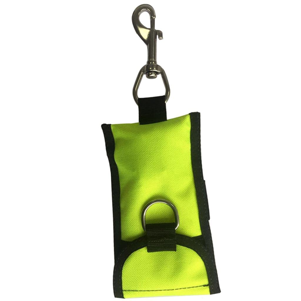 Colcolo Scuba Tauchen Einzelne Riffhaken Gurtband Clip & Aufbewahrungstasche