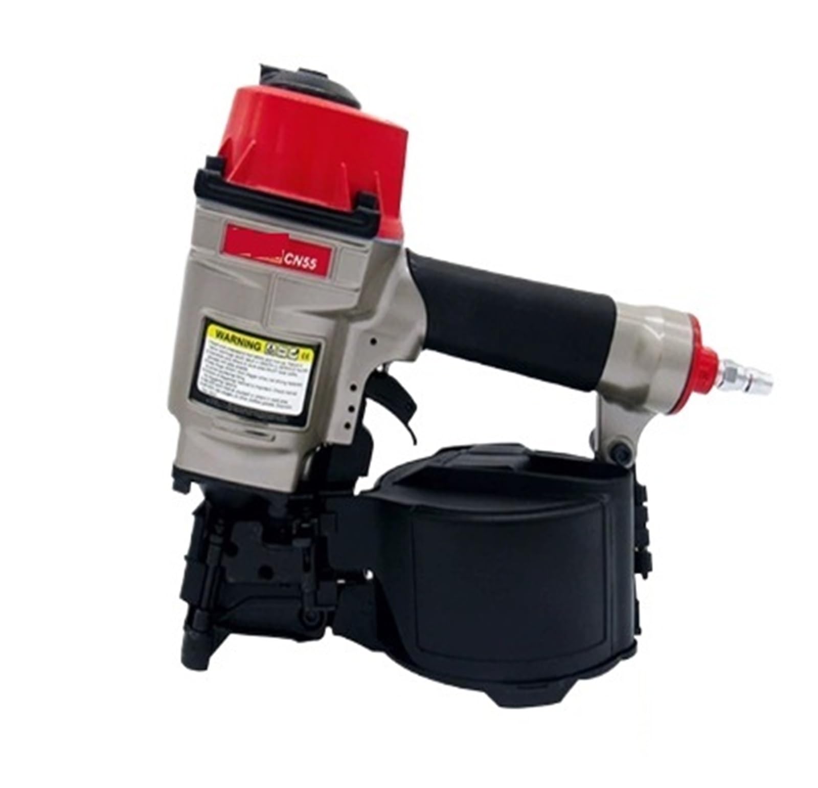 Lebmcbvtvv One Color Cn55 Pneumatic Coil Siding Nailer, Nailing Length 25~57Mm, Original Nail Gun