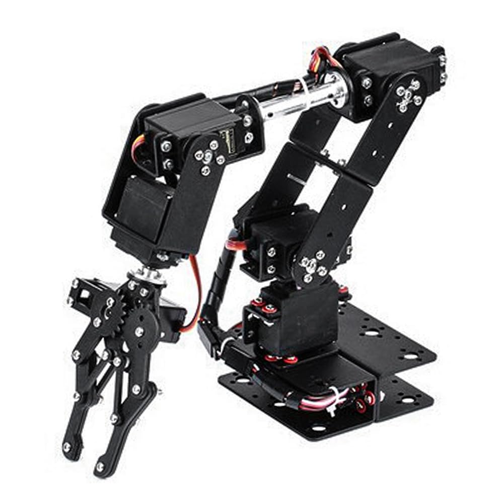 Wzxksoac 6DOF Robot Mechanical Arm Clamp Claw Kit DOF Manipulator Industrial Grade Manipulator for Robotics