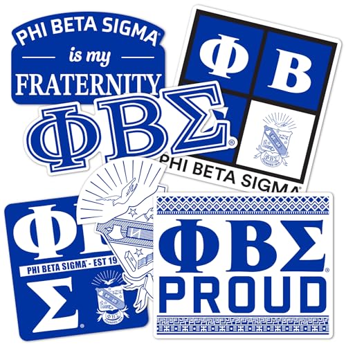 Feuilles d'autocollants Phi Beta Sigma pour décorer et identifier vos objets
