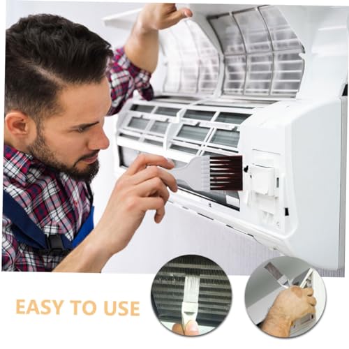 Mipcase 1 set Air Conditioner Cleaning Tool Radiator Fin Comb Brush for Efficient Cleaning of Fins Condensers Coils Lightweight Design for Easy Handling - Image 9