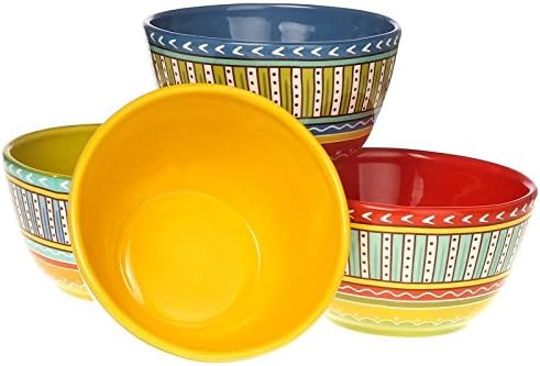 Certified International Corp Valencia Ice Cream Bowl 4/Piece Set Multi