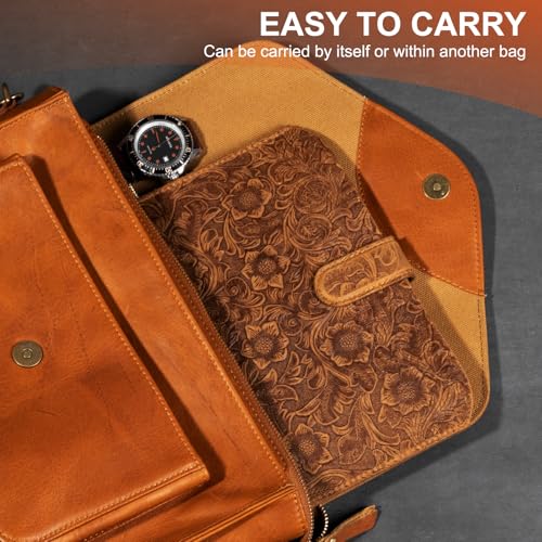 Housse cuir véritable MacBook Pro avec doublure douce antichoc - 4