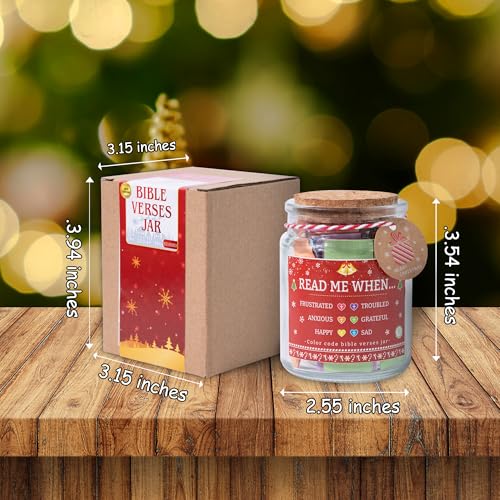 Christmas Bible Jar, Christmas Gifts 2024, Christmas Gifts For Women, Bible Verse Jar, Bible Jar, Prayer Jar, Christian Gifts For Women, Christmas Gifts For Kids, Christmas Gifts For Men2