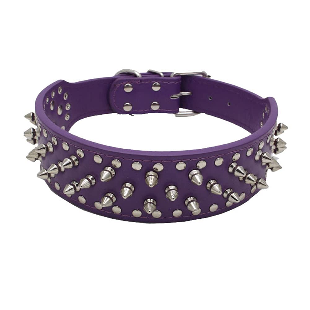 ETOPARS Dog Collar with Spike Studs, Spiked Collares with Studs, Bullet Nail Rivet Dogs Collar, Collar for Medium & Large Pets Pitbull โ image 1