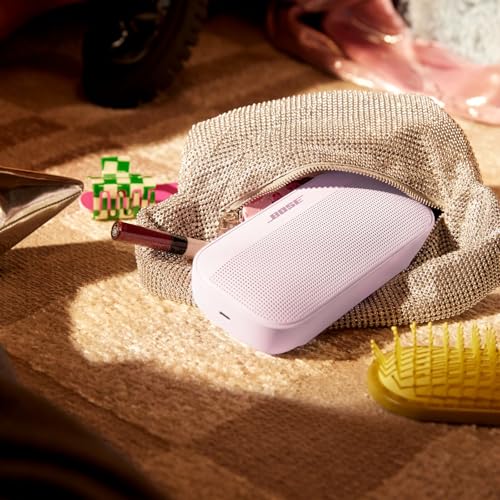 Image of Bose SoundLink Flex Portable Bluetooth Speaker (2nd Gen), Portable Outdoor Speaker with Hi-Fi Audio, Up to 12 Hours Battery Life, Waterproof and Dustproof, Petal Pink - Limited Edition Color