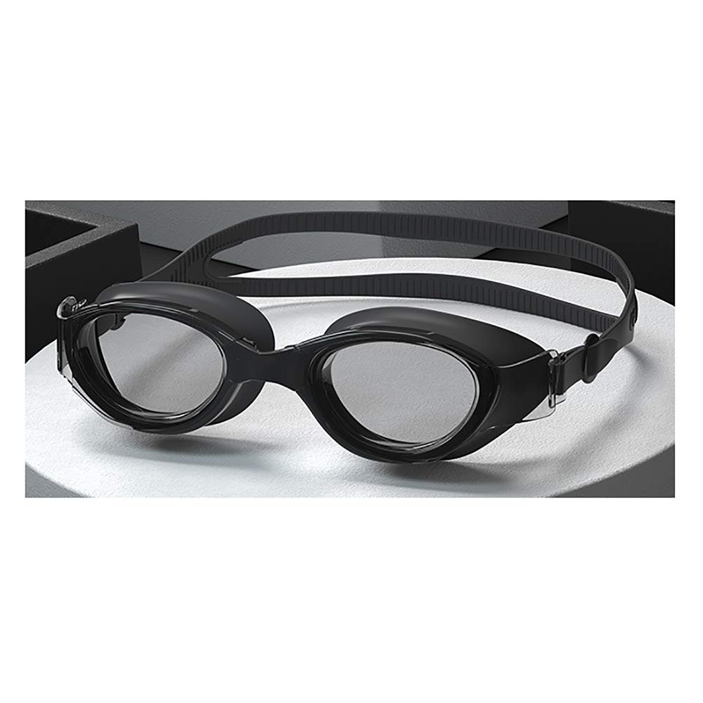 Occhiali da Snorkeling per Adulti e Bambini Nessuna Perdita Antiappannamento Protezione UV Occhialini da Nuoto Ponte nasale in Silicone Morbido Nero