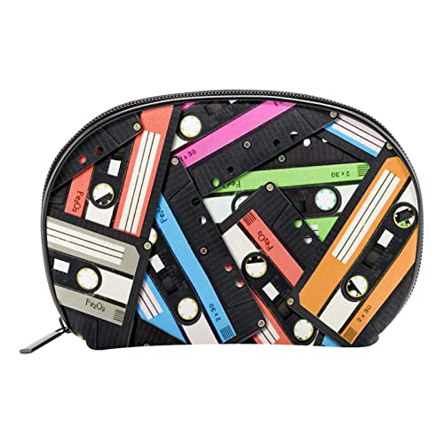 Cassette Audio Pochette Portable Trousse de Toilette Trousse de Maquillage Sac à Main Cosmétique Cover