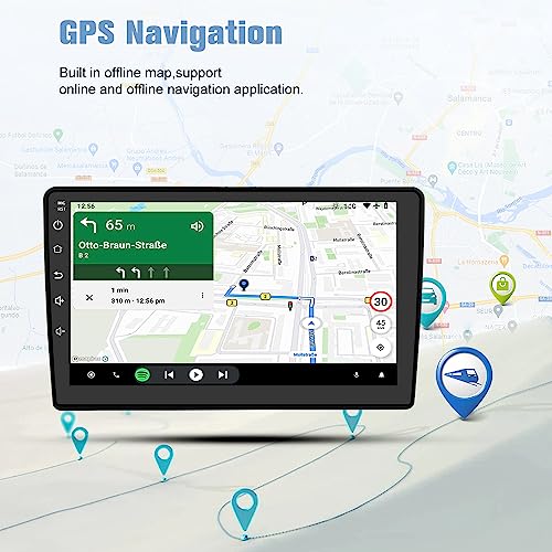 Image of 【4GB+64GB】 Car Radio Stereo for Jeep Wrangler JK 2007-2018 Dodge Ram 2009-2012 Compass Grand Cherokee with CarPlay Android Auto
