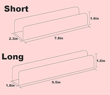 Rectangle Cookie Cutters Long Non-stick Carbon Steel Cookie Mold U Shape Biscuit Cake Bread Mold Cookies Model Baguette Mould for Baking (Short section: 7.8x2.3x1.6)