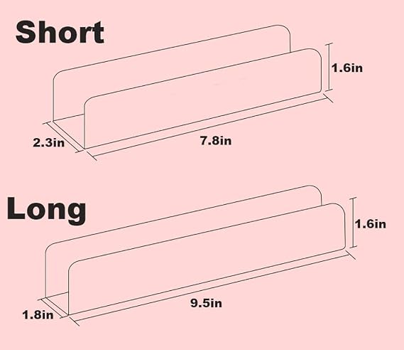 Rectangle Cookie Cutters Long Non-stick Carbon Steel Cookie Mold U Shape Biscuit Cake Bread Mold Cookies Model Baguette Mould for Baking (Short section: 7.8x2.3x1.6)