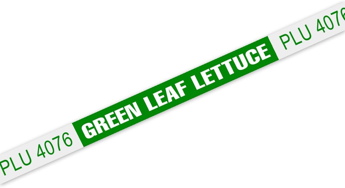 T&T Industries 18" Twist Tie for Green Leaf Lettuce with PLU 4076 1,000/Box