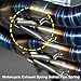 X AUTOHAUX 4 Pcs Motorcycles Universal Exhaust Pipe Spring 80mm 3.15