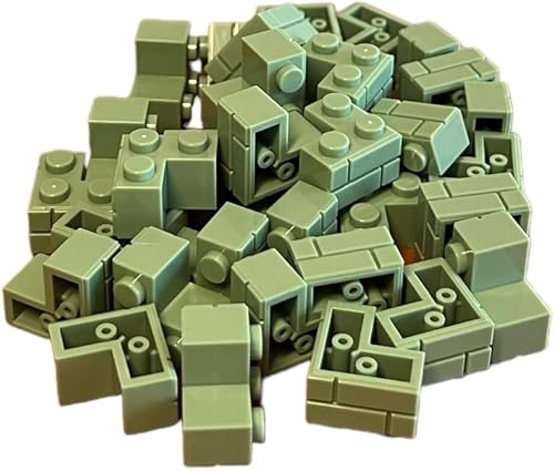 Miniatura 8 de 230 piezas de ladrillos de construcción de perfiles de mampostería para niños, bloques de construcción de varios colores para piezas de pared y