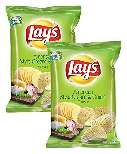 Star Combo - Potato Chips American Style Cream and Onion, 52G (Pack of 2) Promo Pack, 104 Gram