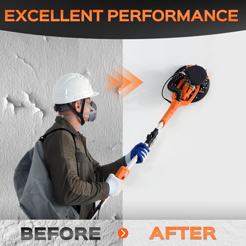 KUPERIA 8.5 Amp Drywall Sander with Grid Sandpaper