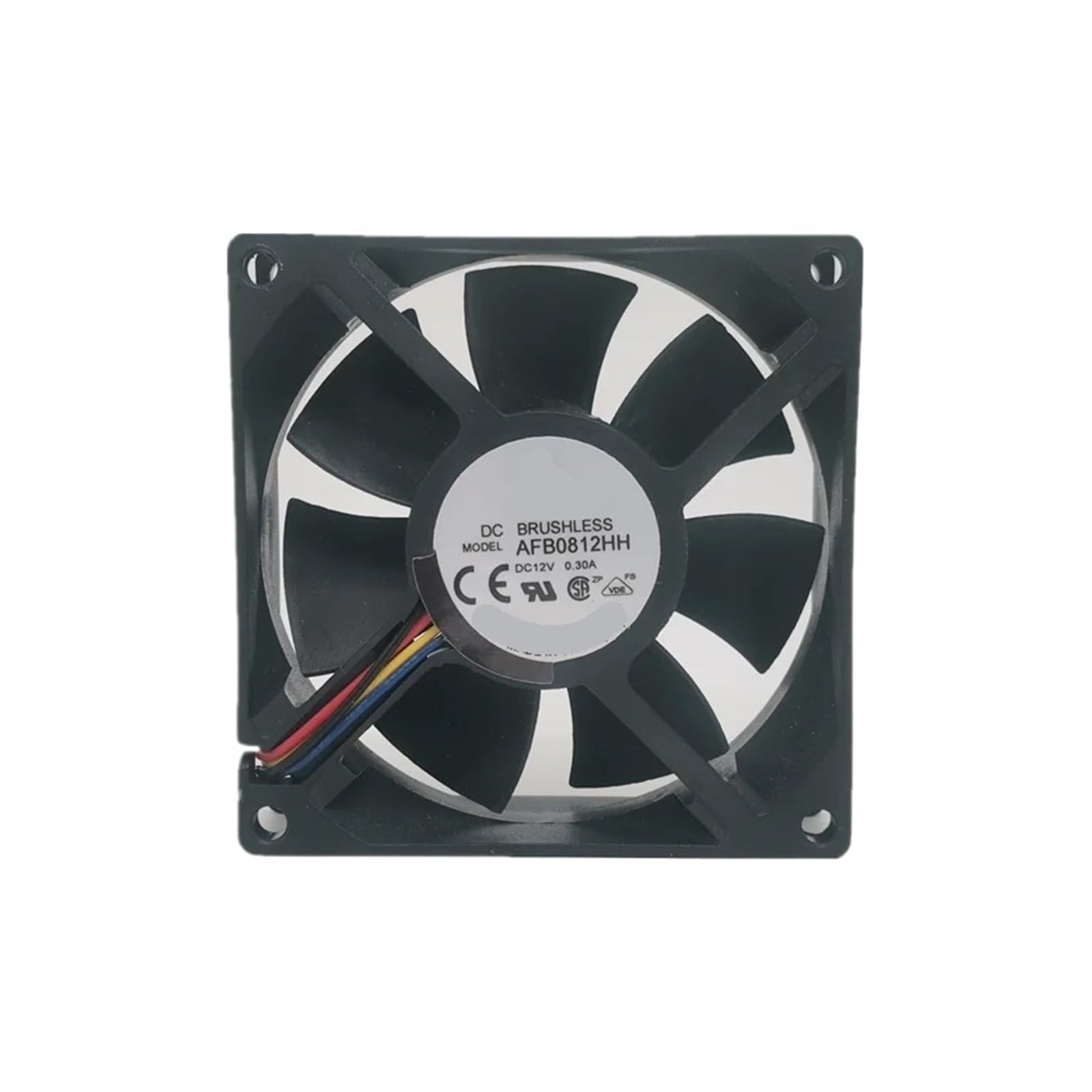 GJEXXPTST AFB0812HH SM19 Server Cooling Fan DC 12V 0.30A 80x80X25mm 4-Wires 8CM 3 Wires 2wires(2 wires)