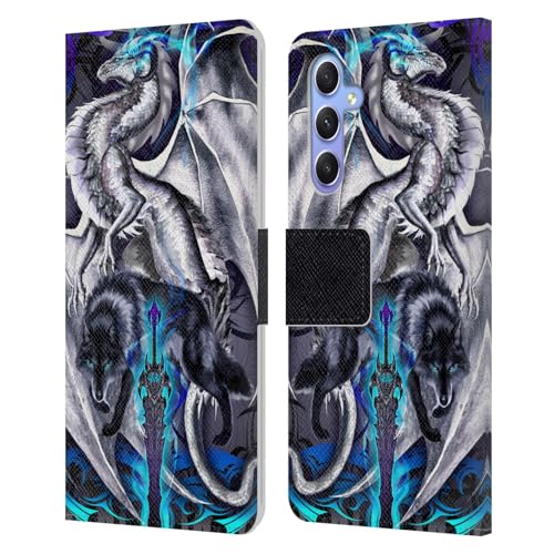 Étui portefeuille Samsung Galaxy A34 5G Ruth Thompson protection cuir avec rangement carte et support