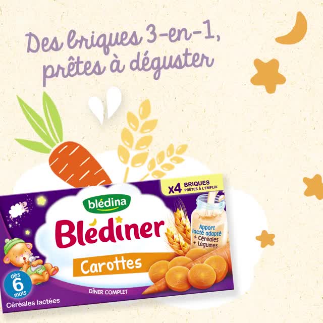 Bledina Blediner Cereales Bebe Lactees Carottes Des 6 Mois 250 Ml Lotx12 Amazon Fr Epicerie