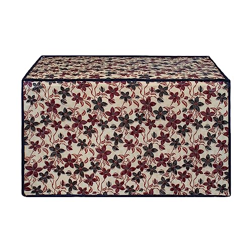 Image of DREAM KING Stylish Design & Printed Microwave Oven Cover Full Closure |waterproof & Dustproof Oven Cover Suitable for All Models - Multicolour SA04