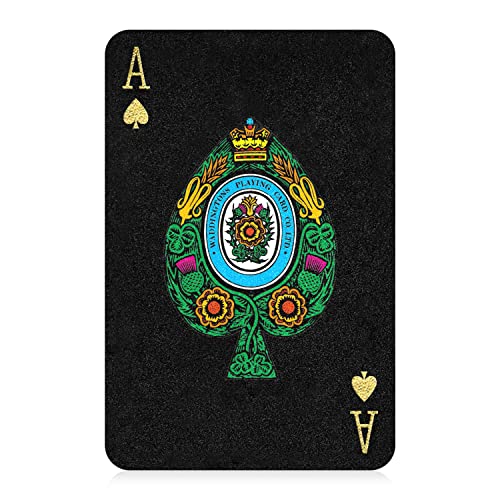 Baraja Waddingtons Número 1 Negra y Dorada miniatura 6