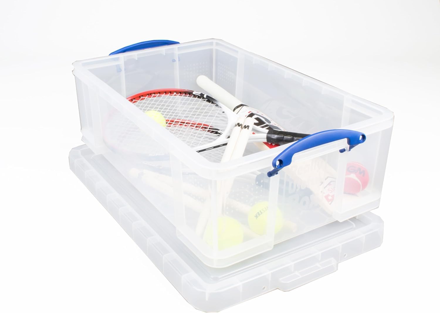 Pasha Traders Clear Really Useful Box Plastic Storage 50 Litre Single