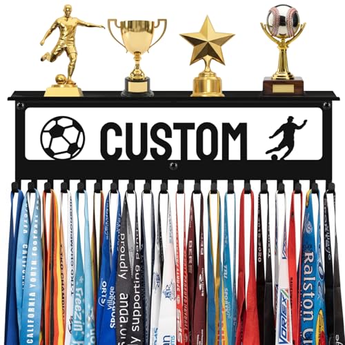 Tegik Personalized Medal Hanger Display Custom Metal Medal Holder