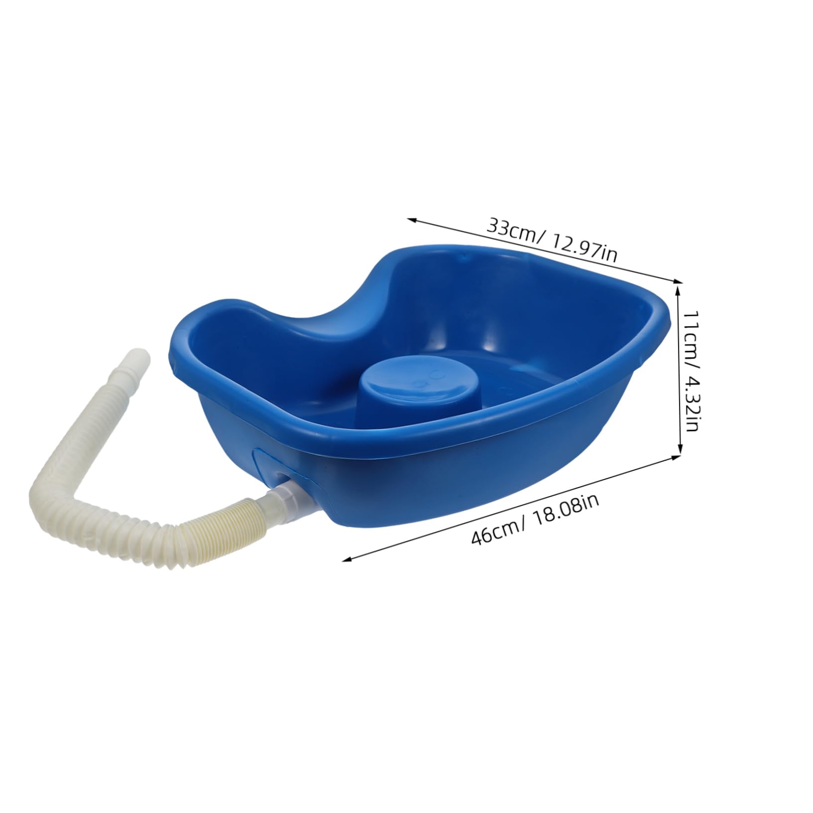 FOMIYES Portable Hair Washing Station Shampoo Bowl for Bedridden Handicapped Flat Sign Design for Comfortable Hair Care for Elderly Pregnant