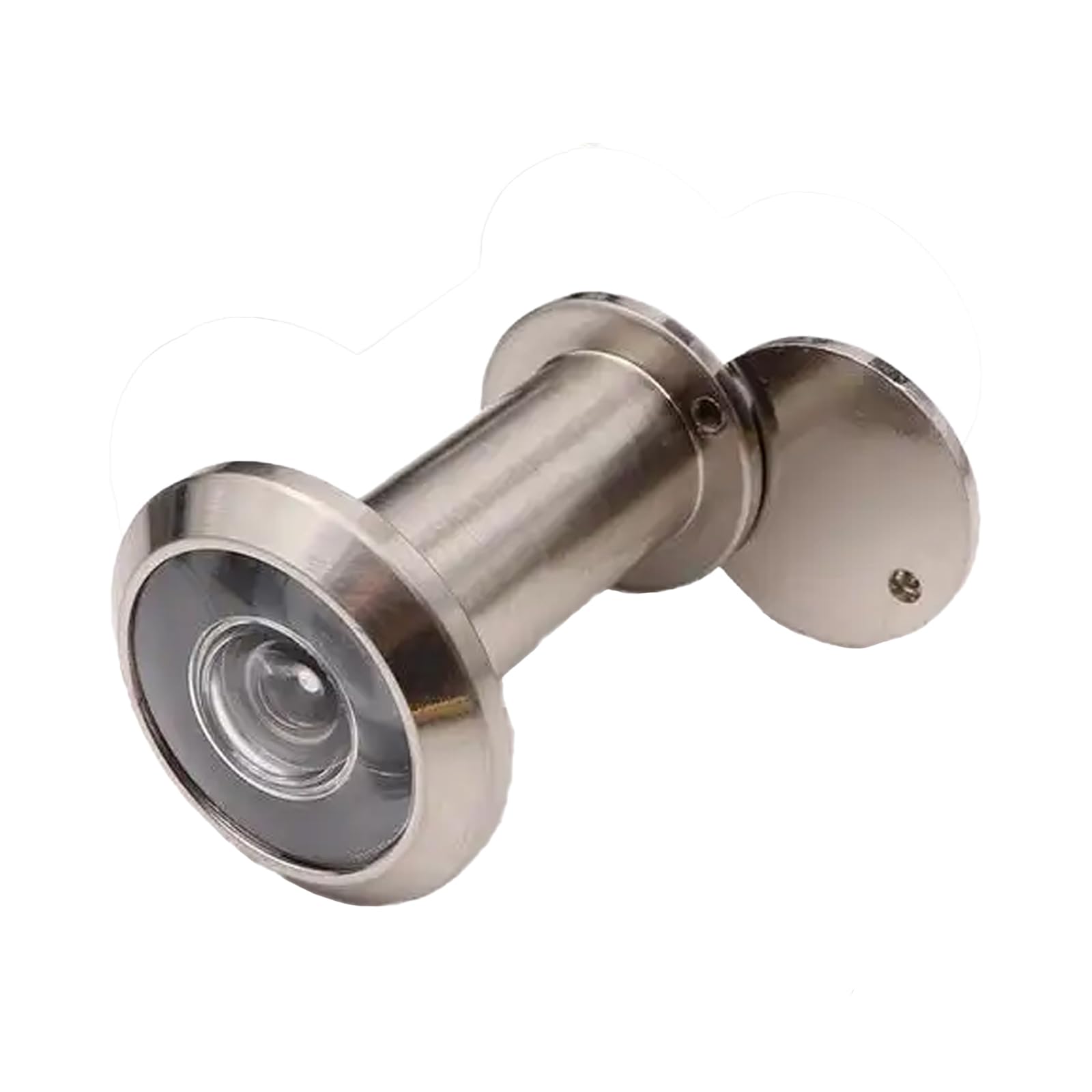 Digital Peephole with Anti-Theft for Doors 35-60 mm | Brushed Stainless Steel 200° Vision Quick and Safe Installation