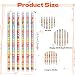 Zhirlyn Happy Birthday Pencils for Students Colorful Birthday Pencil with Top Erasers Teacher Classroom Birthday Gifts Party Supplies (24)