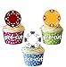 Produktbild Party Pack  36 x Poker Chips Casino Glücksspiel Mix Kuchendekoration Essbar