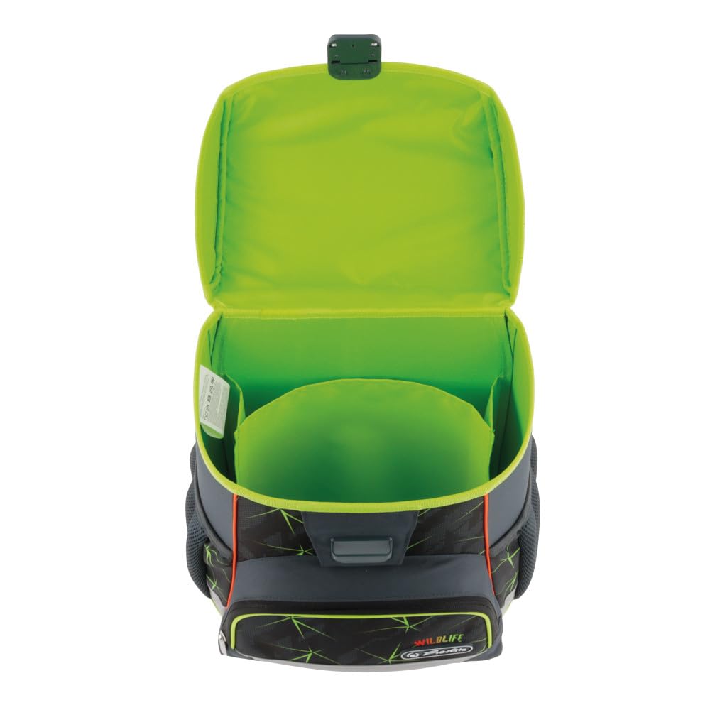 herlitz Schulranzen Set 4-teilig Loop 17 L Ergonomischer Tornister mit geringem Gewicht 1. Klasse Junge Mädchen Kinder