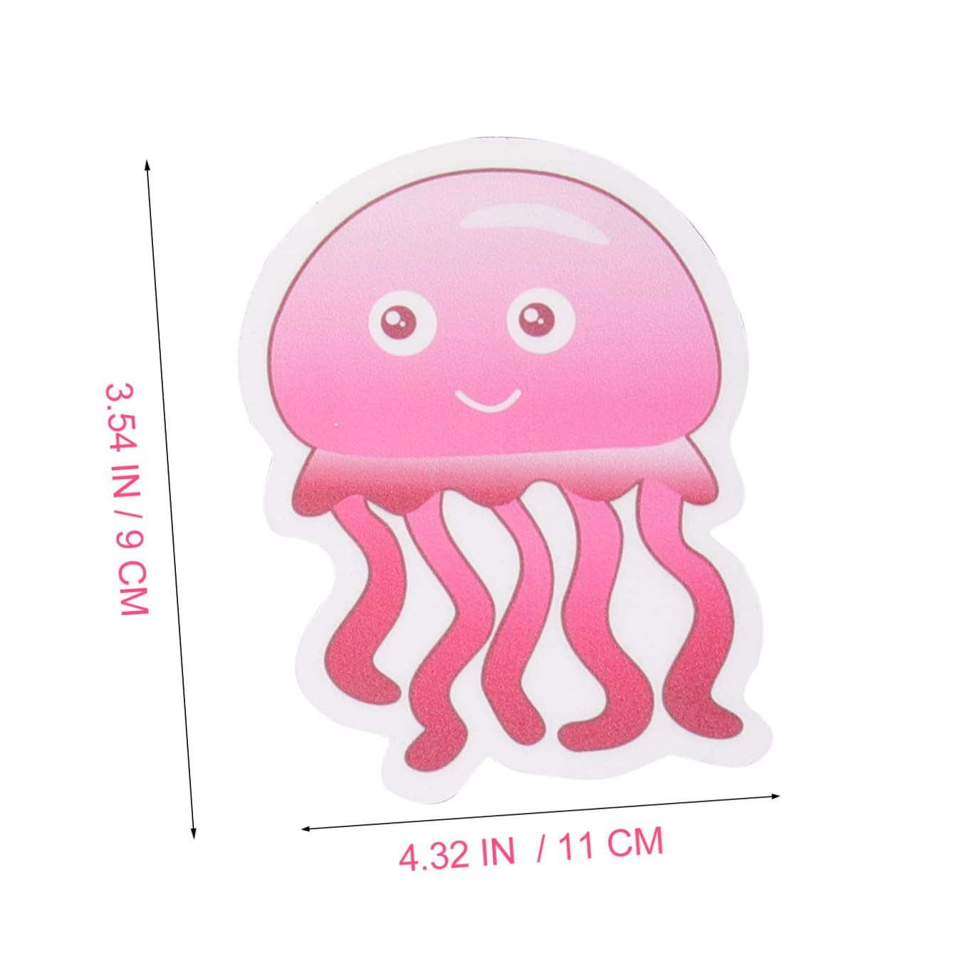 IMIKEYA 40piezas Pegatinas Antideslizantes para Bañera Diseño De Animales Marinos Decoración Infantil para Baño Adhesivos Impermeables para Suelo y Paredes