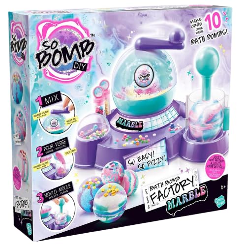 So Bomb DIY Kit de fábrica de bombas de baño de mármol, crea...