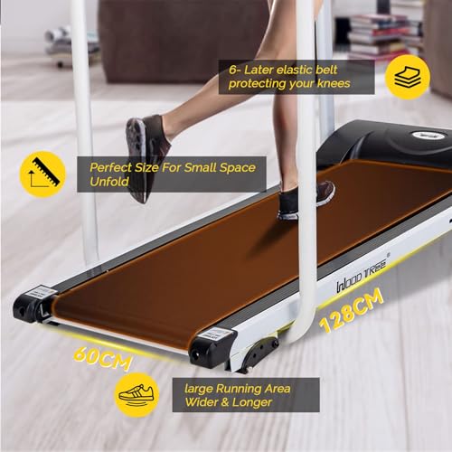Image of Walking Treadmill for Seniors with Long Handrails for Balance, Recovery Exercise Treadmill,Equipped with Cup Holder, LCD Display