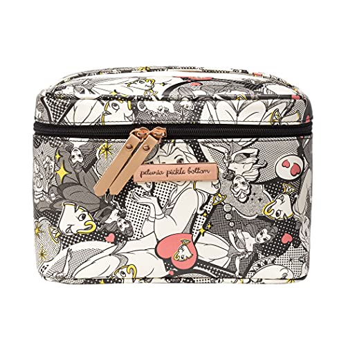Petunia Pickle Bottom | Travel Train Case | Disney Beauty and The Beast | Travel Bag - Makeup Bag - Toiletry Bag - Small Travel Bag - Travel Makeup Case - Small Travel Bag - Pop Art Belle