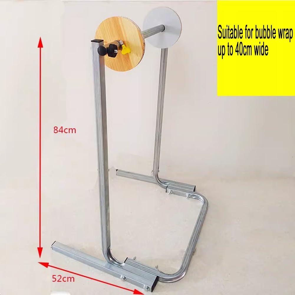 Dispenser di pluriball con elementi di fissaggio di montaggio, supporto per rotolo per imballaggi sicuri forniture di magazzino spedizione