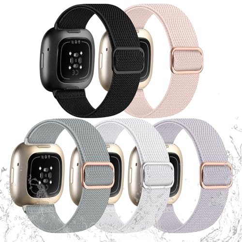 Image of Odbeai Stretchy Bands Compatible with Fitbit Sense 2 /Versa 4 /Sense /Versa 3