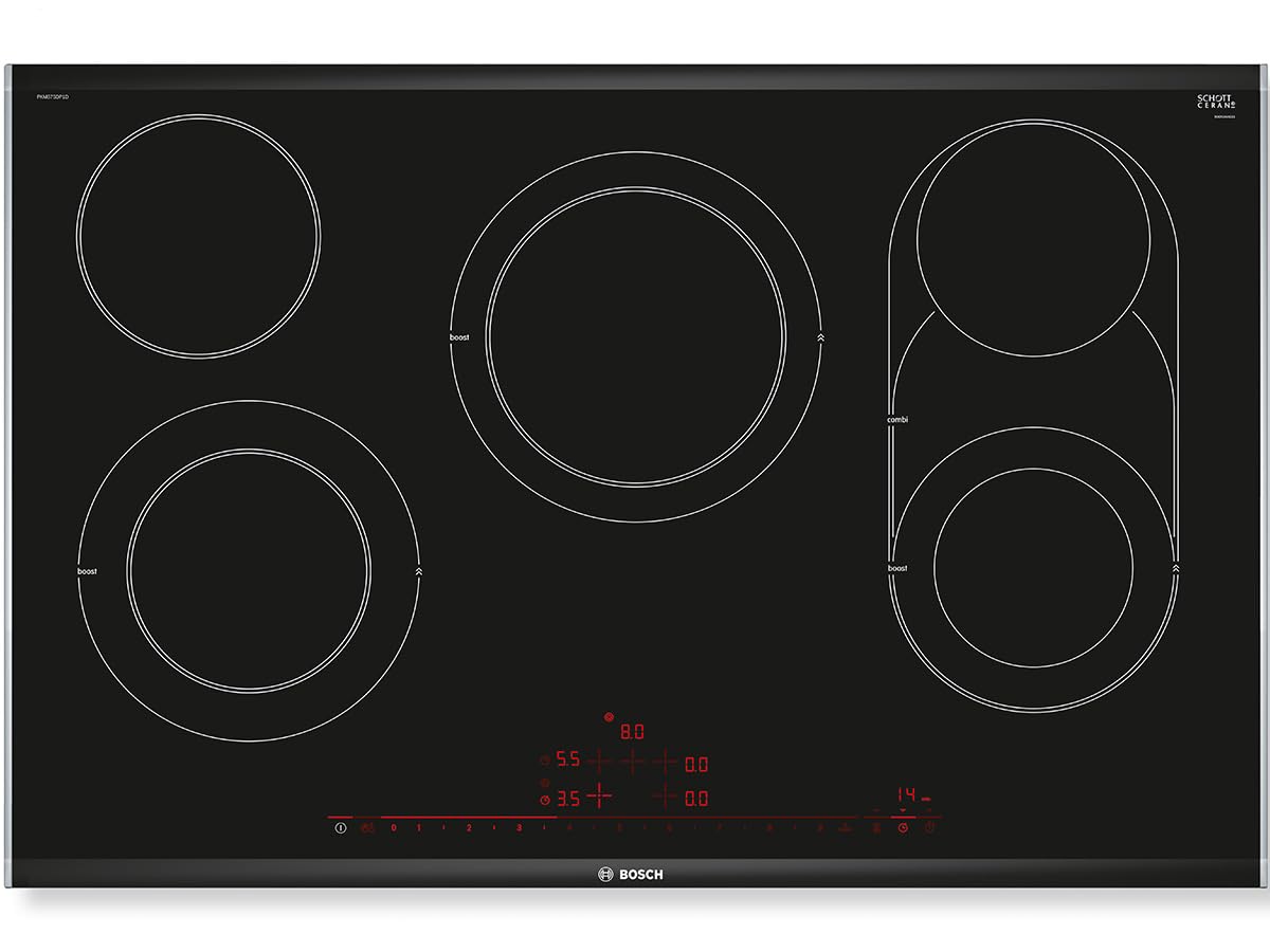 Plaques Vitro-Céramiques BOSCH PKM875DP1D 80 cm (5 Zones de cuisson)