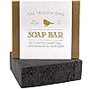 Activated-Charcoal-Soap-Bar-Natural-Face-Soap-Body-Soap-for-Acne-Blackheads-Eczema-Psoriasis-Sensitive-Skin-Black-Soap-Facial-Cleanser-for-Oily-Skin-Vegan-Non-GMO-Organic-Ingredients The Yellow Bird Natural Charcoal Soap Bar for Face, Body, Acne, and Sensitive Skin