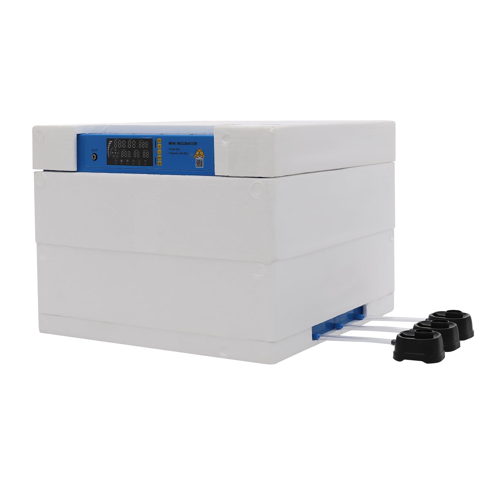 Incubatrice automatica per 128 uova, incubatrice con indicatore LED